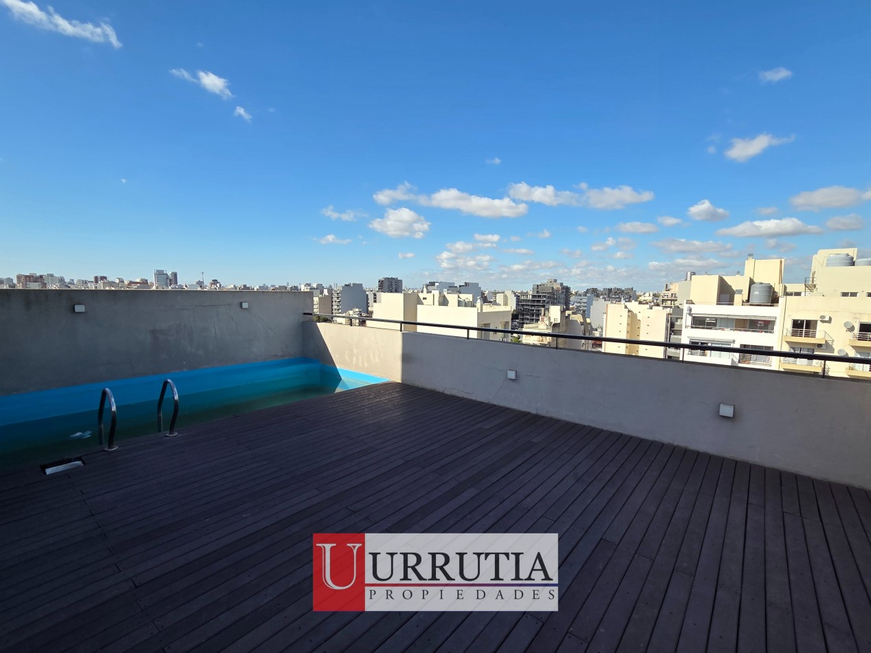 Departamento monoambiente con cochera y baulera en Villa Pueyrredon
