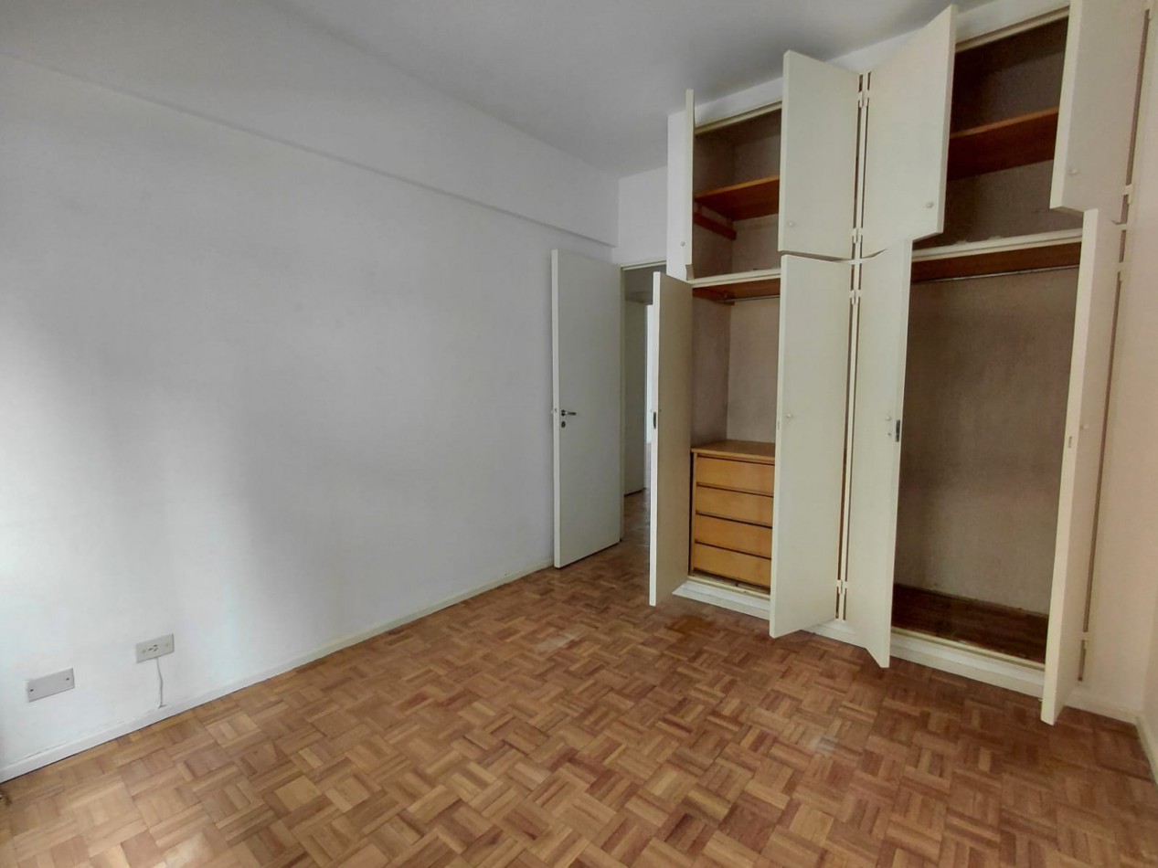 DEPARTAMENTO EN ALQUILER CONTRAFRENTE CON COCHERA Y BALCON