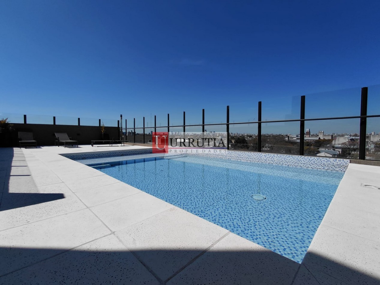DEPTO 1 AMB CON BALCON Y TERRAZA PROPIA