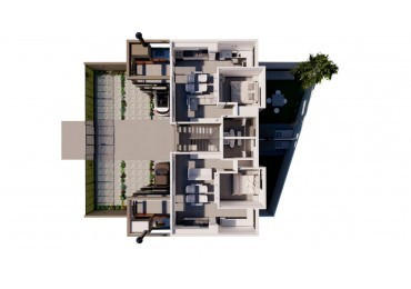 EN POZO - PLANTA BAJA CON PATIO/JARDIN + PARRILLA + COCHERA.